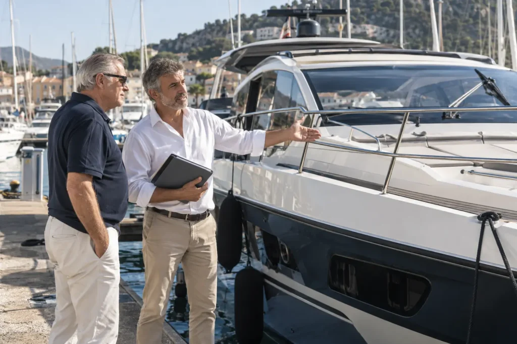 Preparación de un barco para la venta