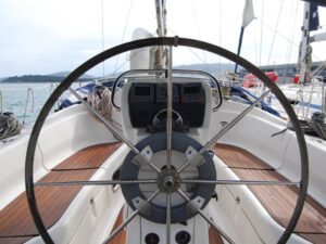 2003 Bavaria 36 sailing yacht for sale - Wheel