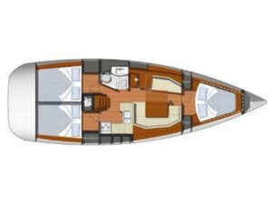 2014 Bavaria 37 Cruiser sailing yacht for sale - Plan image