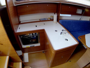 2014 Dufour 335 Grand Large sailing yacht for sale - Dufour 335 GL galley