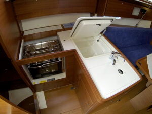 2014 Dufour 335 Grand Large sailing yacht for sale - Dufour 335 GL galley