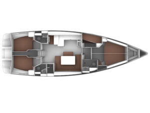 2015 Bavaria Cruiser 51 sailing yacht for sale - Plan image