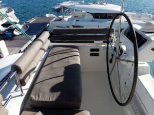 2015 Lagoon 620 catamaran for sale - Steering Wheel