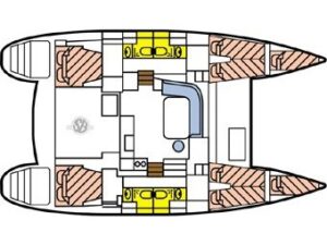 2017 Lagoon 400 S2 catamaran for sale - Plan image