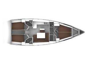 2018 Bavaria Cruiser 46 sailing yacht for sale - Plan image