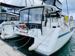 2018 Lagoon 40 catamaran for sale - outside back