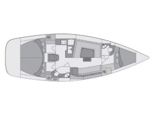 2019 Elan Impression 40 sailing yacht for sale - Plan image