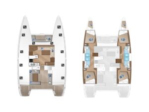 2019 Lagoon 450 Fly catamaran for sale - Plan image