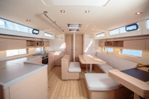 2019 Oceanis 46.1 sailing yacht for sale - dinette