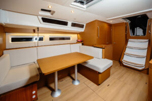 2019 Sun Odyssey 490 sailing yacht for sale - dinette