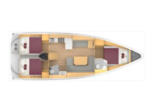 2024 Bavaria C42 sailing yacht for sale - Plan image