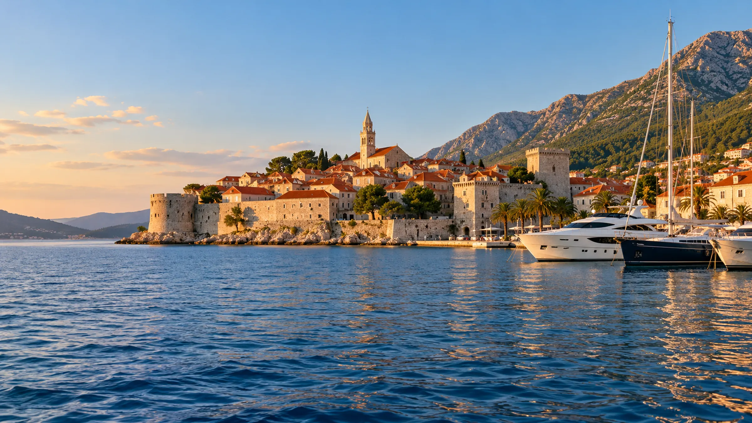 Dubrovnik and Peljesac coast in Croatia